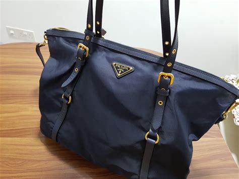 prada nylon blue handbag|prada nylon shoulder bag price.